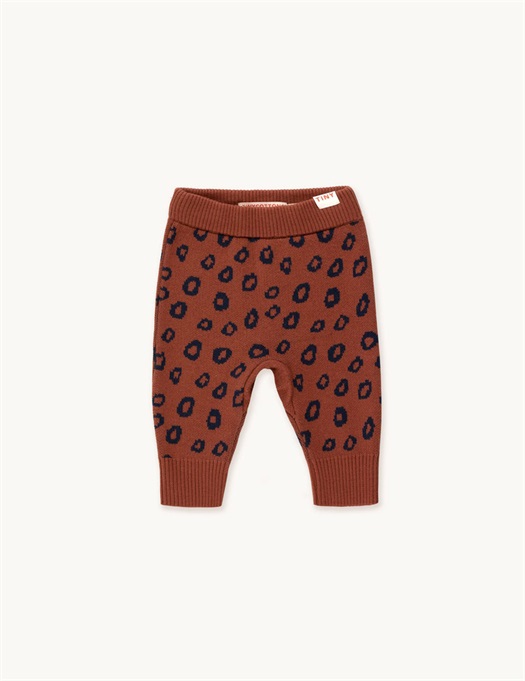 Baby Animal Print Pants Chestnut/Navy