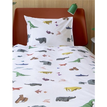 Snurk Paper Zoo Bed Set