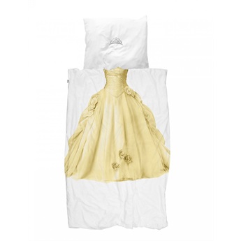 Snurk Princess Yellow Bed Set 140 x 200cm