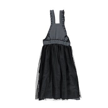 Long Dress With Tulle Anthracite