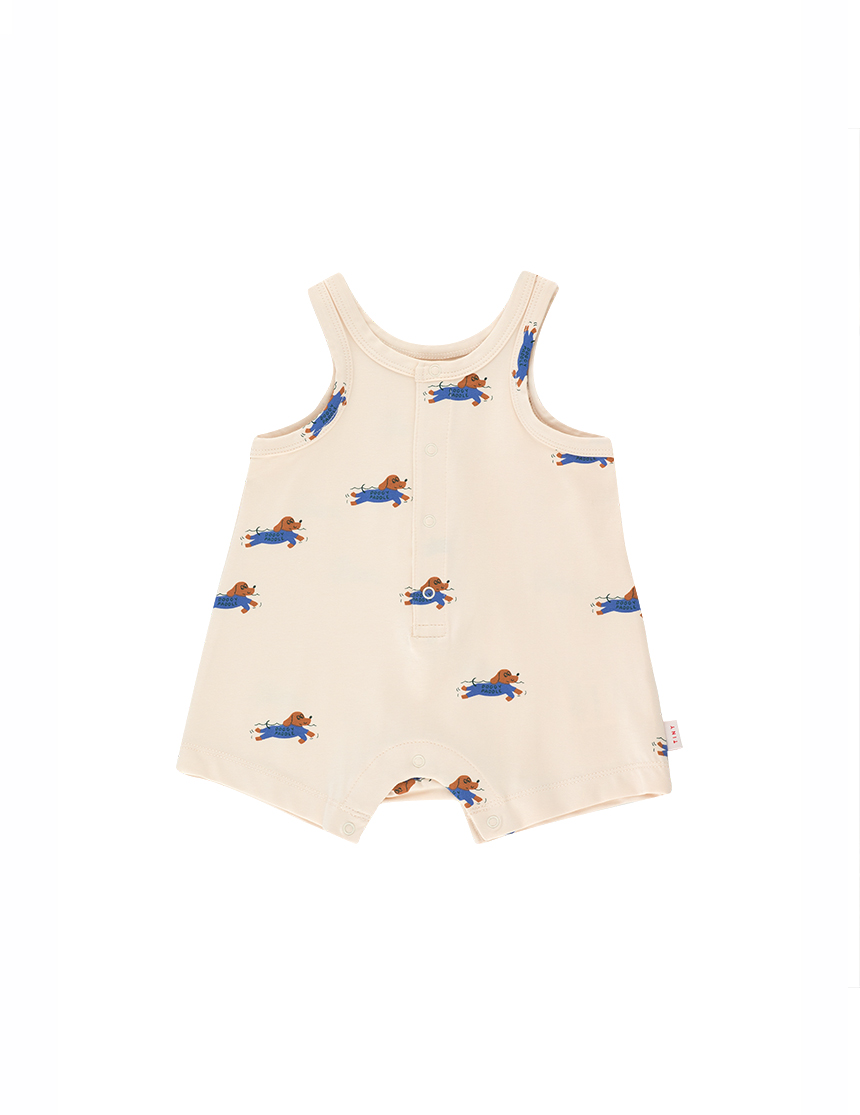 TINYCOTTONS Baby Doggy Paddle Onepiece