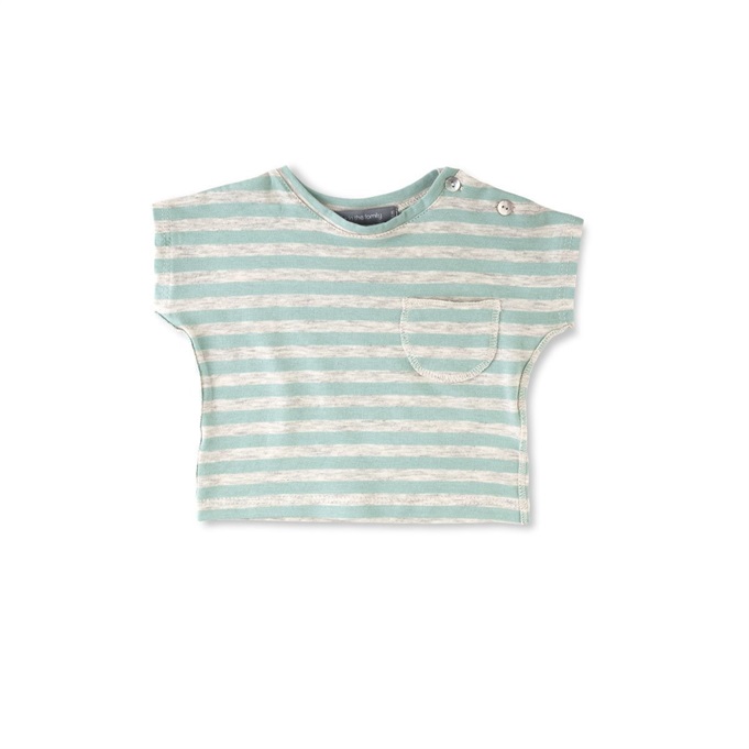 Baby Gorka Striped T-Shirt Aqua