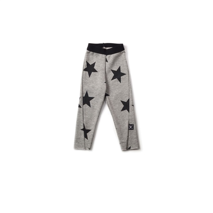 Baby French Terry Engineered Leggings Grey