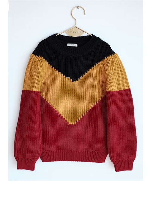 Sweater Leandro Black Red
