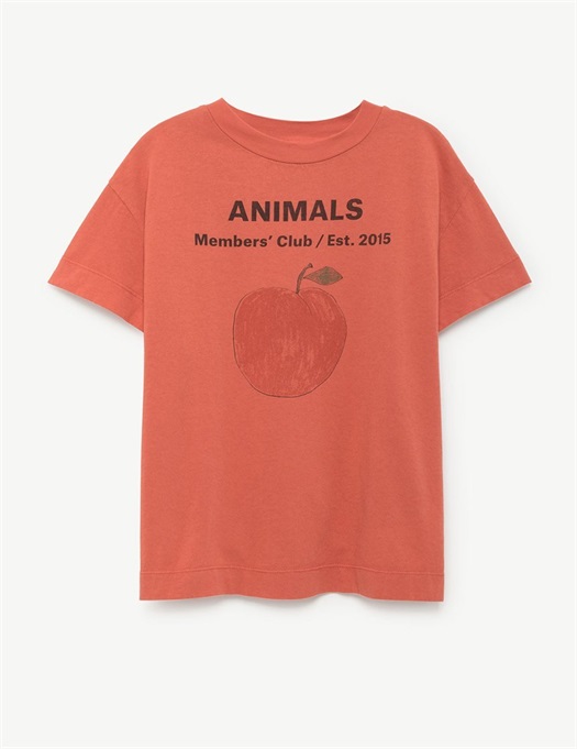 Rooster T-Shirt Red Peach