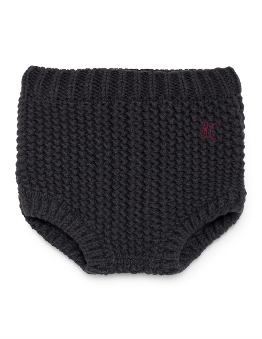 Baby Black Knitted Culotte