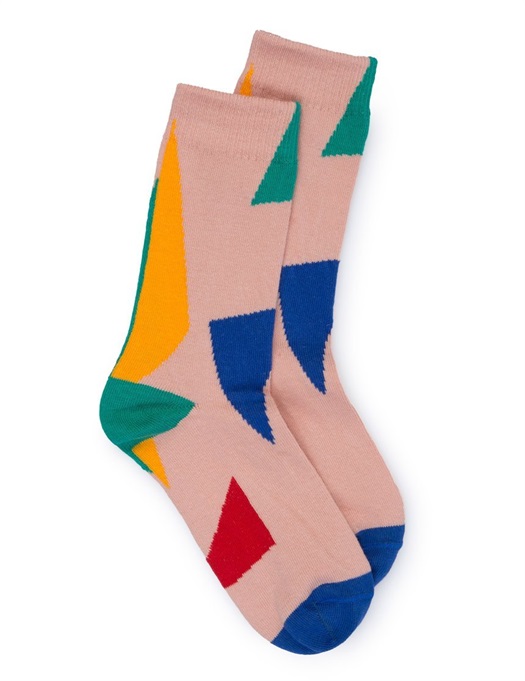 Geometric Flounce Socks