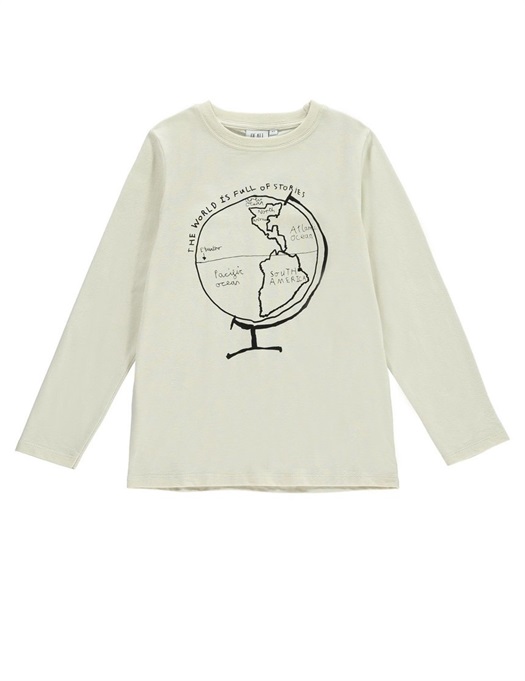 Long Sleeve T-Shirt Globe Natural