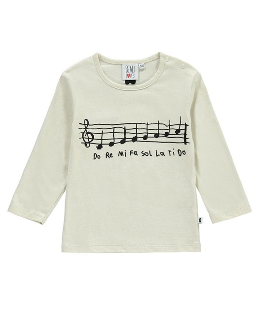 Baby T-Shirt Music Natural