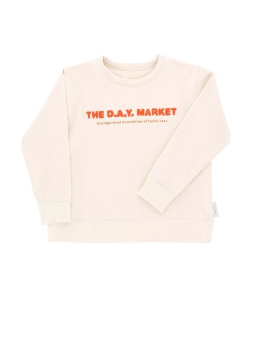 The Day Market Graphic Sweatshirt  beige/red