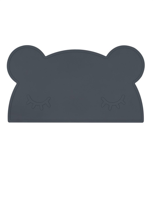 Bear Placemat Charcoal