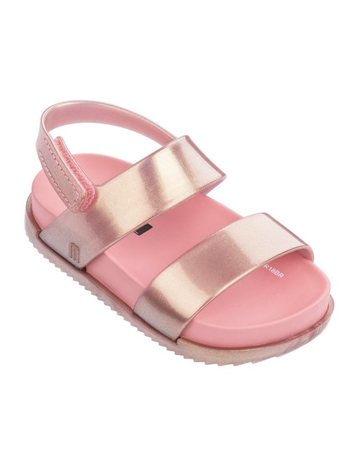 Mini Melissa Cosmic Sandal Pink Metallic