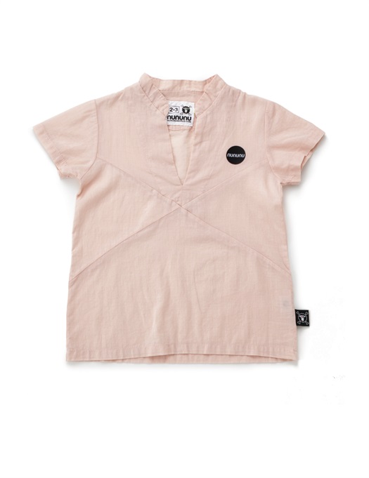 Baby Solid Jersey Beach Shirt Powder Pink