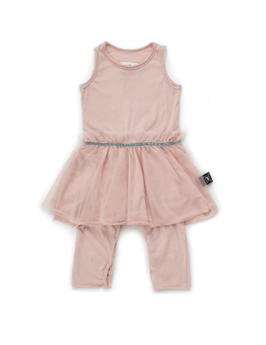 Baby Tulle Skirt Overall Powder Pink