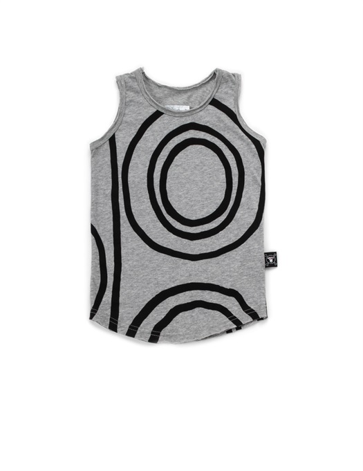 Circle Tank Top Heather Grey