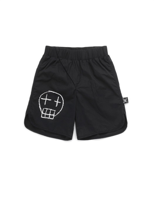 Sketch Skull Beach Shorts