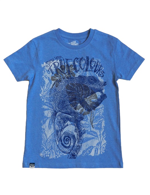 Chameleon T-Shirt Blue Melange