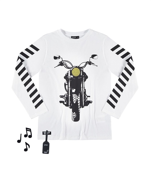 Motorbike T-Shirt Off White