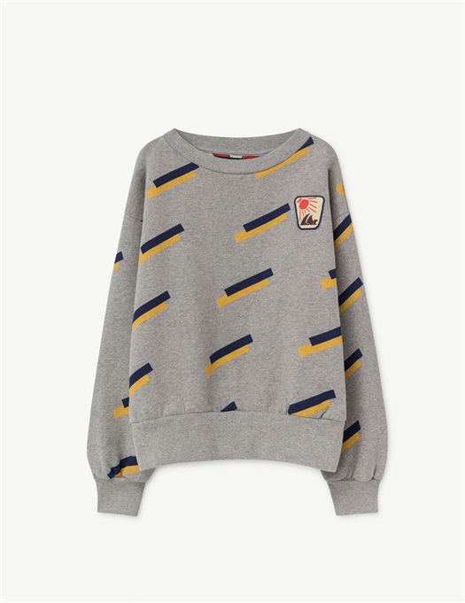 Bear Sweatshirt Grey 80s