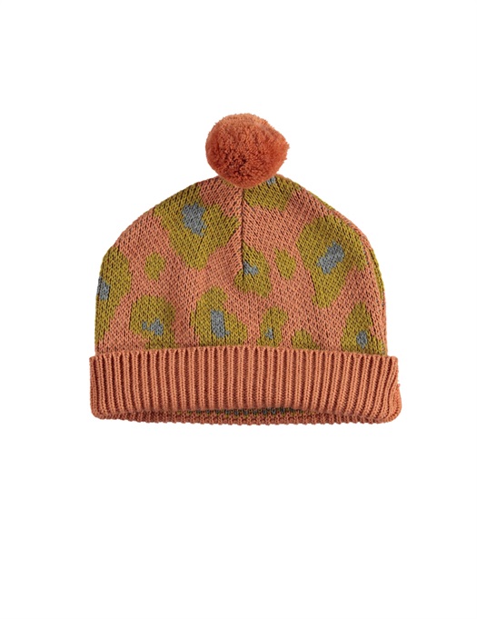 Knitted Hat Jacard Animal