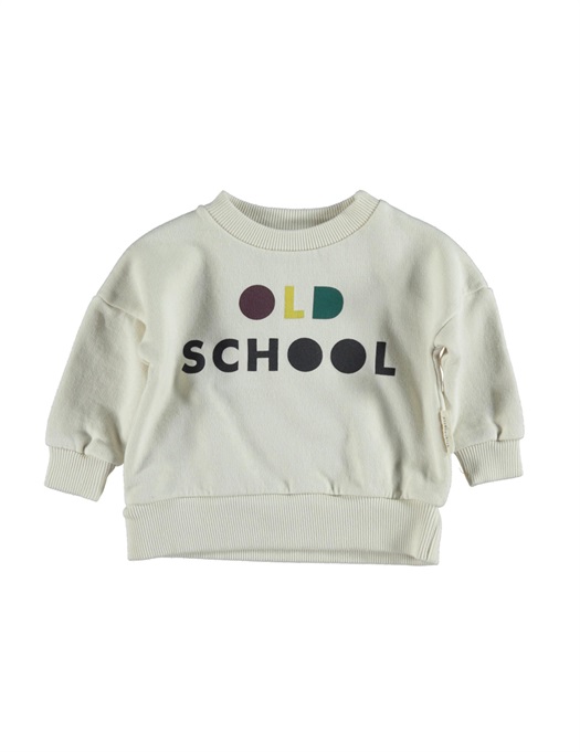 Baby Sweatshirt Ecru Old School