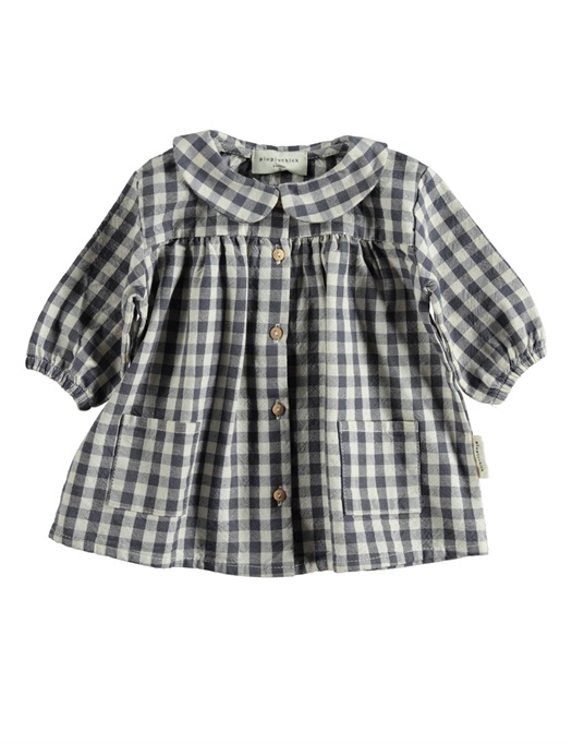 Baby Dress Peter Pan Checkered