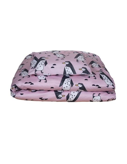 Pink Penguins Duvet Cover 100x140