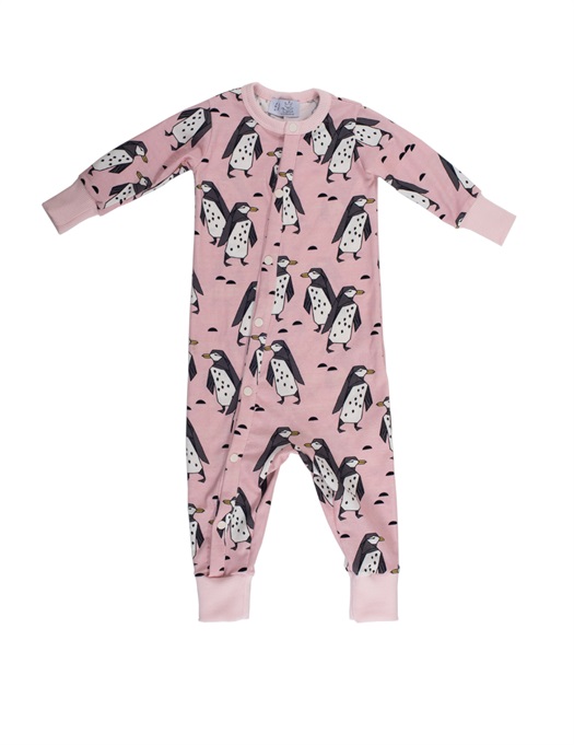 Onesie Pink Penguins