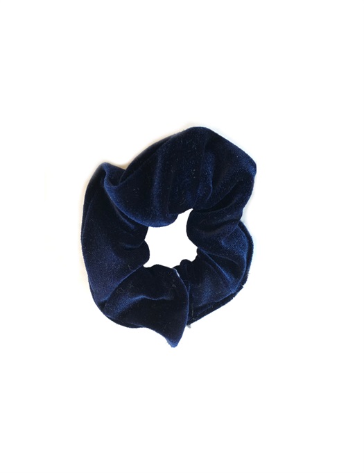 Hair Scrunchie Navy Blue