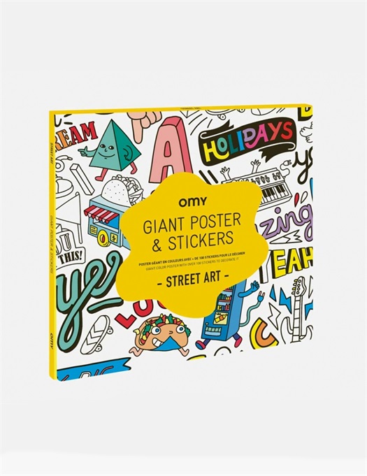 Giant Poster & Stickers Street Art