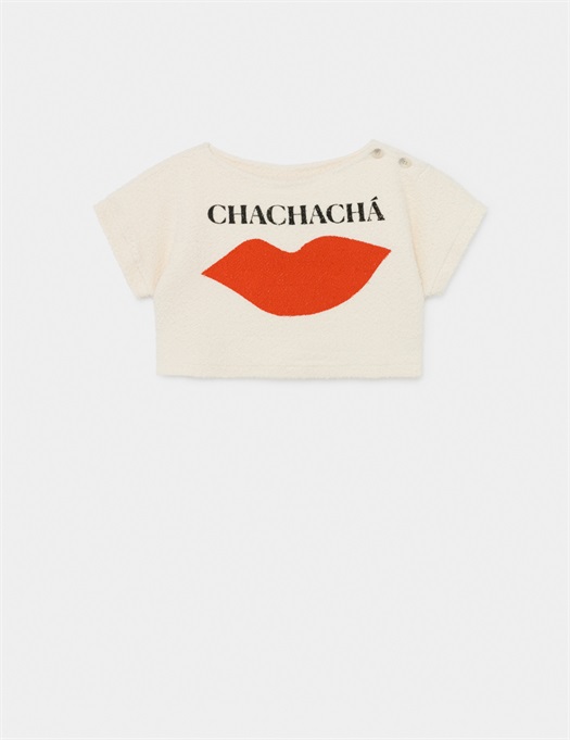 Chachacha Kiss Cropped Sweatshirt