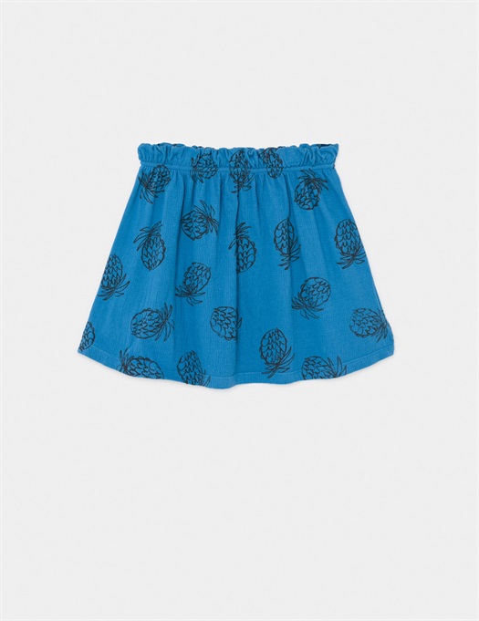 All Over Pineapple Jersey Skirt
