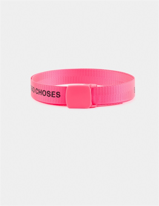 Fluor Pink Bobo Choses Belt