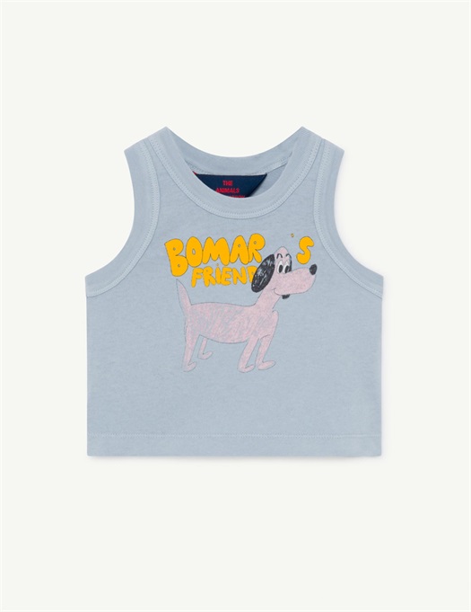 Baby Frog T-Shirt Blue Dog