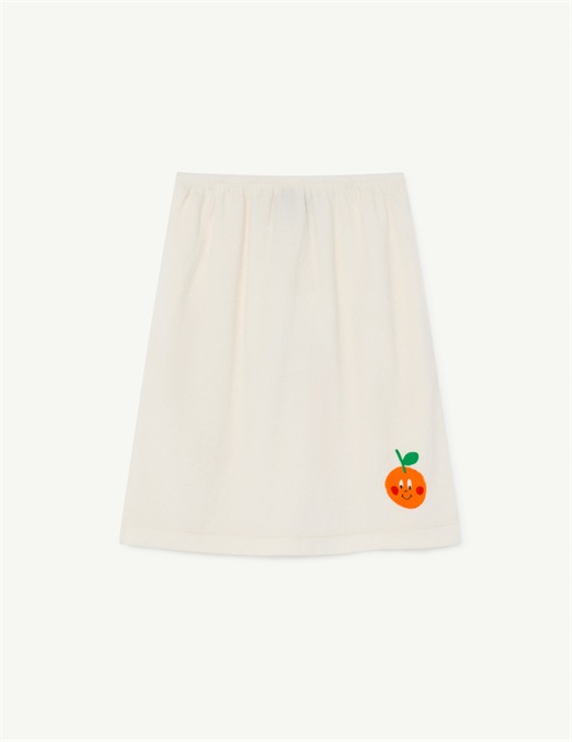 Kitten Skirt White Fruit