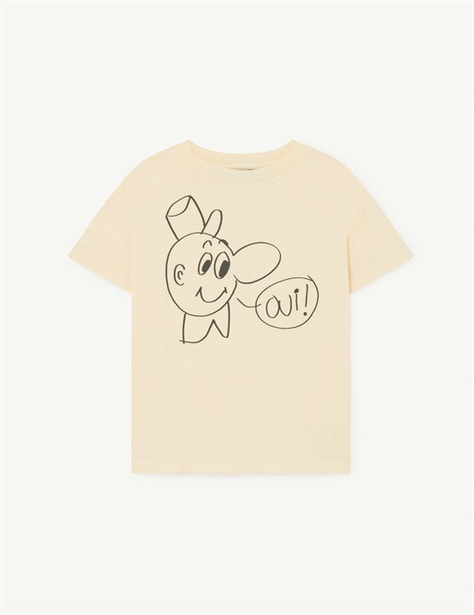 Rooster T-Shirt Yellow Oui