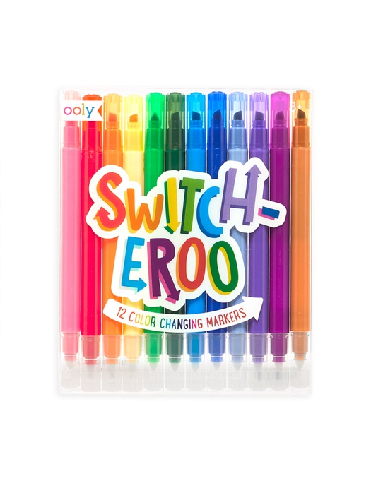 Switch-Eroo Color Changing Markers - Set of 6