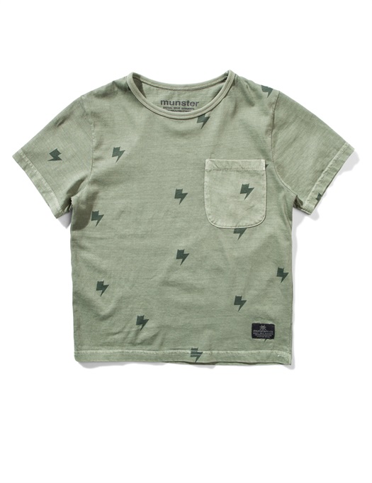 Bolts Tee Washed Olive