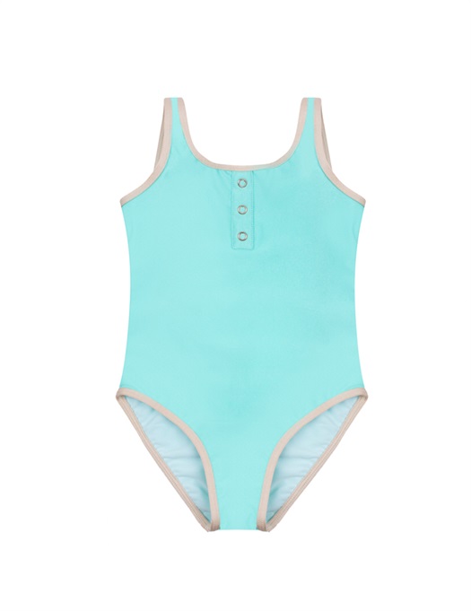 Charlotte One Piece Swimsuit Tropical Blue