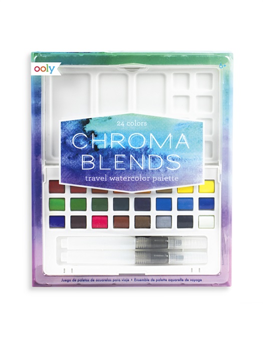 Chroma Blends Travel Watercolour Palette