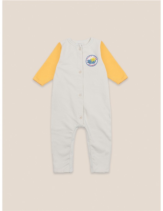 Baby Lucky Star Patch Fleece Overall