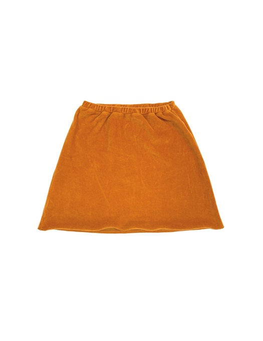 Velvet Skirt Rusty Orange