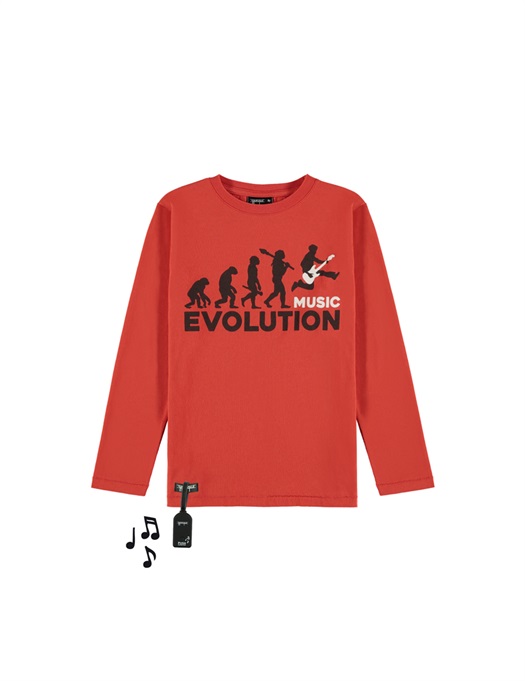 Music Evolution Tee With Sound