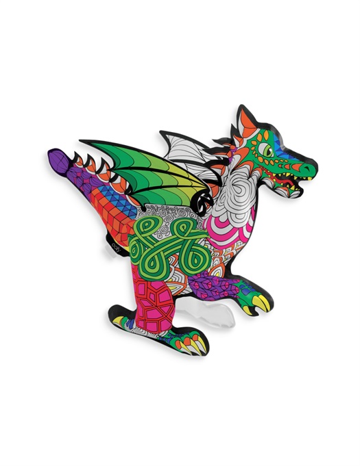 3D Colorables - Fantastic Dragon (set of 2)