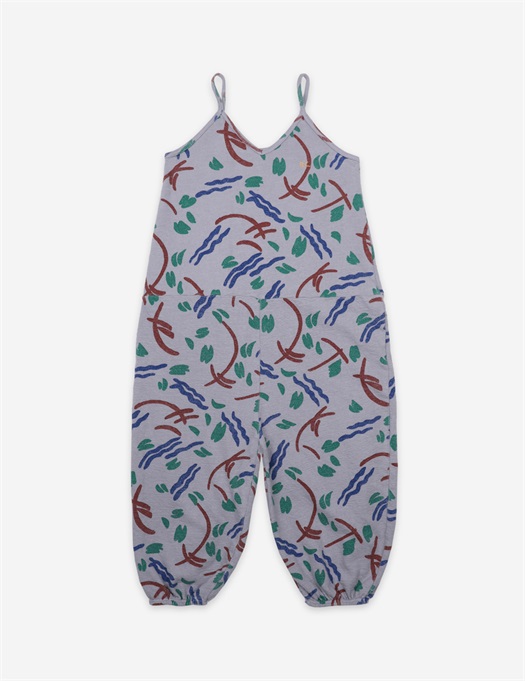 Strokes All Over Fleece Overall