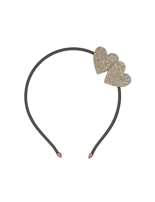 Heart Hair Band Gold