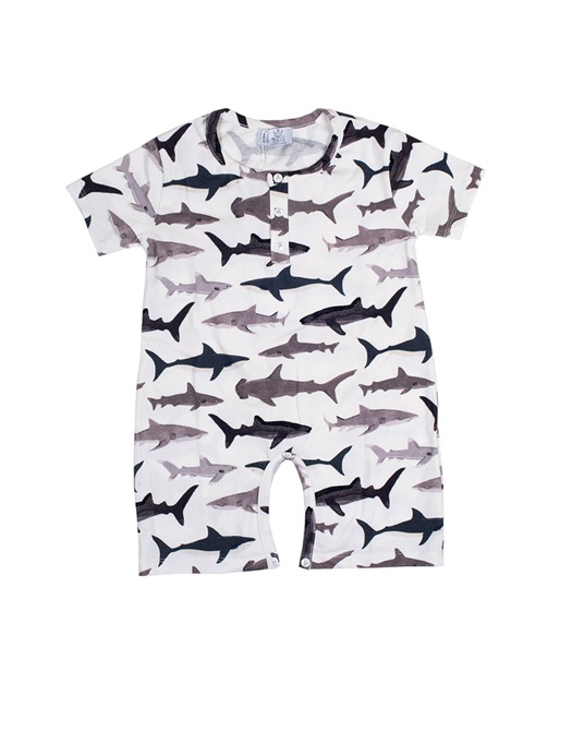 Summer Onesie Shark Tales