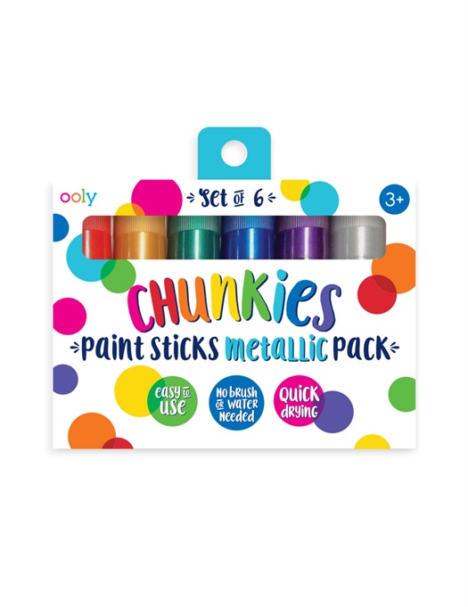 Chunkies Paint Sticks - Metallics - Set of 6