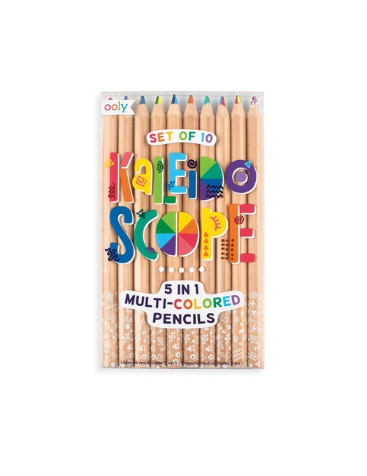 Kaleidoscope 5 in 1 Multi Colored Chunky Pencils