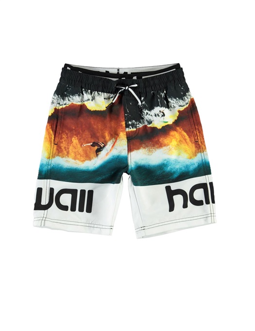 Baby Neal Swimshorts Colour Block Waves